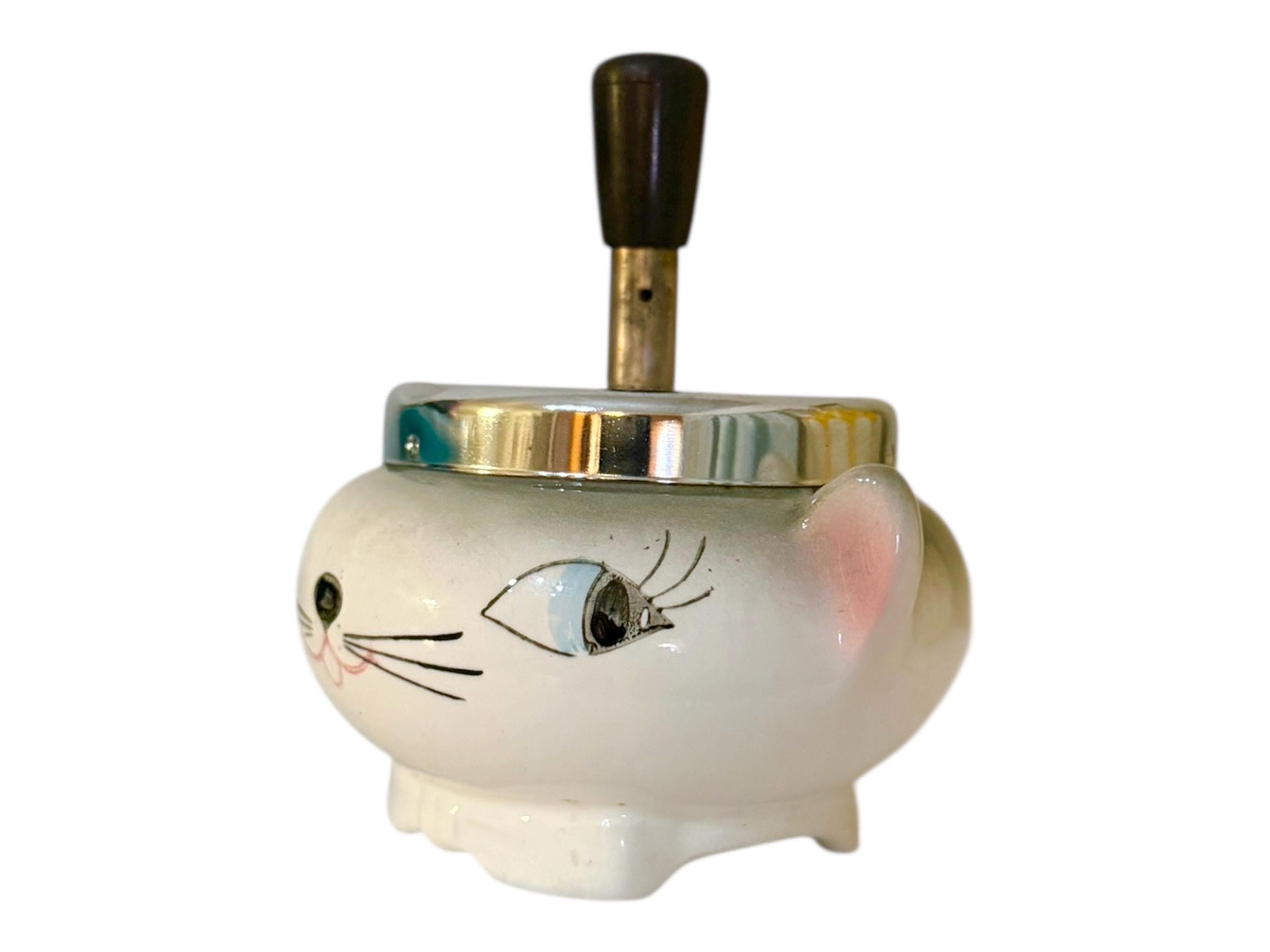 Vintage Holt Howard Cozy Kitten Pixieware Spinning Ashtray Japan