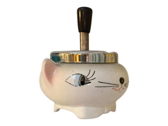 【ハッピーキャットさん専用】G③アジサイ「アクアマリン」10.5cmポット Vintage Holt Howard Cozy Kitten Pixieware Spinning Ashtray Japan
