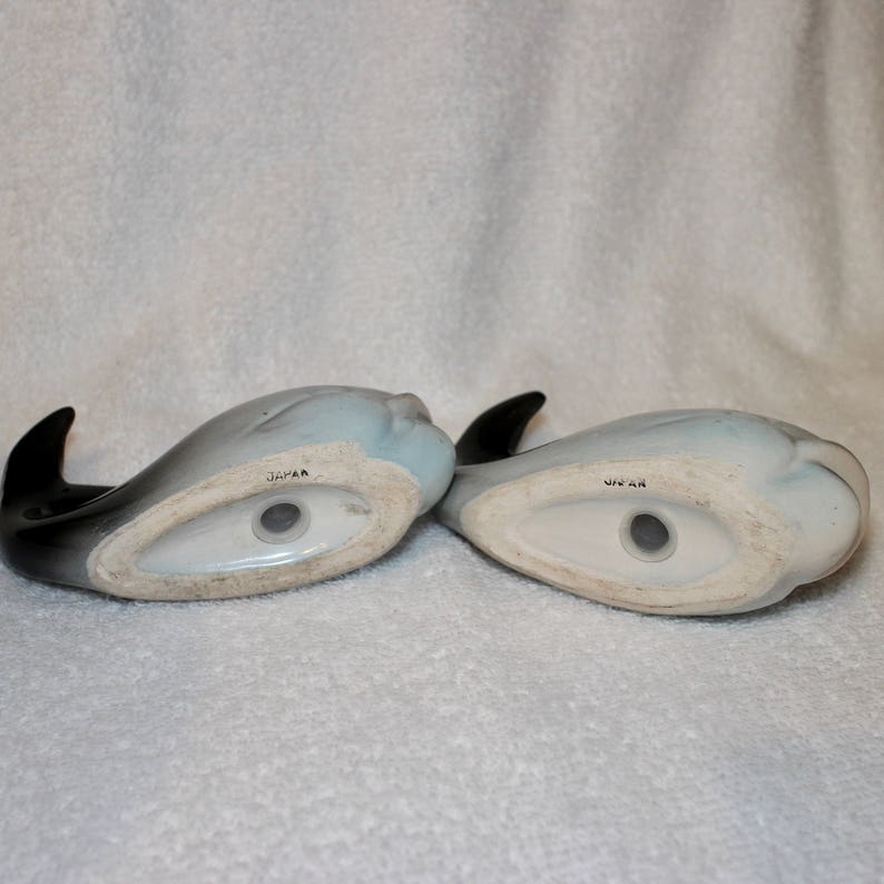 Vintage 1950s Whale Fish Salt and Pepper Shakers Marine Etsy