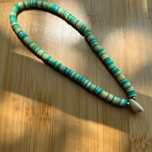 Seashell charm necklace