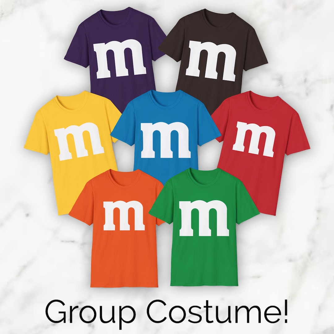 Group Costume T-shirts Favorite Candy M&m