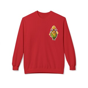 Corn Sweatshirt, Unisex Sweatshirt, Fleece Crewneck, College Team Apparel, Sports Fan Gift, Game Day Fashion, Cozy Winter