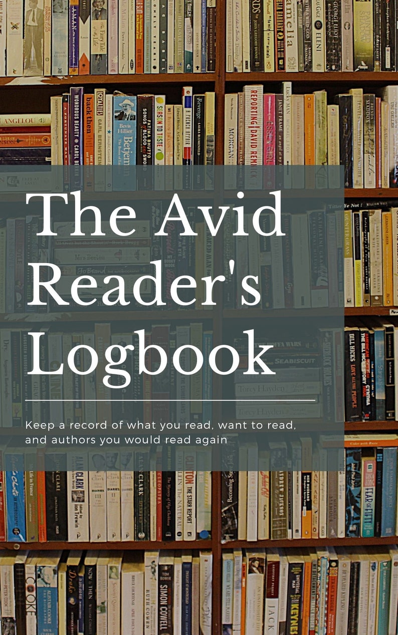 Avid Reader's Logbook Printable image 1