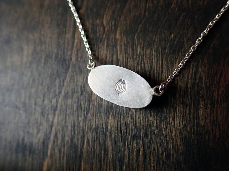 Long Oval Tibet Turquoise Gemstone Pendant Necklace Made from Recycled Sterling Silver