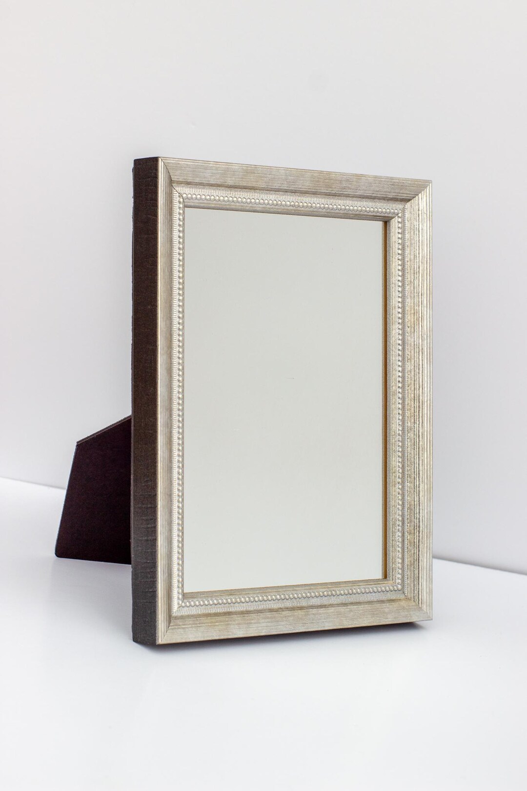Elegant 5x7 Mirror in Champagne Art Deco Style Frame With Stand - Etsy