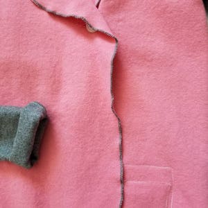 Pink Wool Girl's Coat 5T image 4