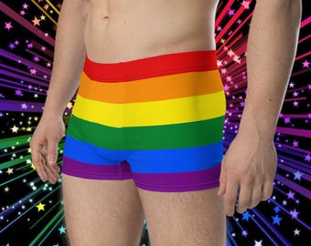 Rainbow Pride Boxer Briefs – LGBTQ+ Men's Underwear