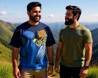 Bear Brotherhood Cub Shirt – Celtic Knot Bear Cub All-Over Oversized Print Tee | Gay Cub Bear Flag Apparel | Matching Gift for Bears & Cubs