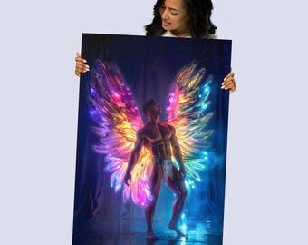 Celestial Sentinel - Celestial Temptations angel metal print