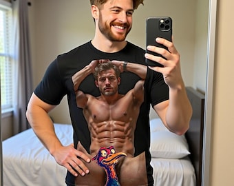 Cock Tease Men’s Shirt – Dark Gray Naughty Gay Graphic Tee, Funny Festival Party Top