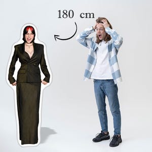 Kussen Billie Eilish op maat gemaakt tot 180 cm