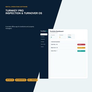 App voor inspectie van huurwoningen, checklist voor in- en uitverhuizing, systeem voor wisseling van huurders, schadecalculator, offline tool voor vastgoedbeheer