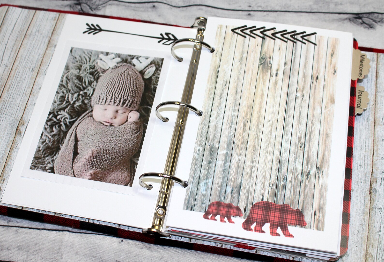 Baby Boy Baby Book Baby Memory Book Baby Journal Black and Etsy