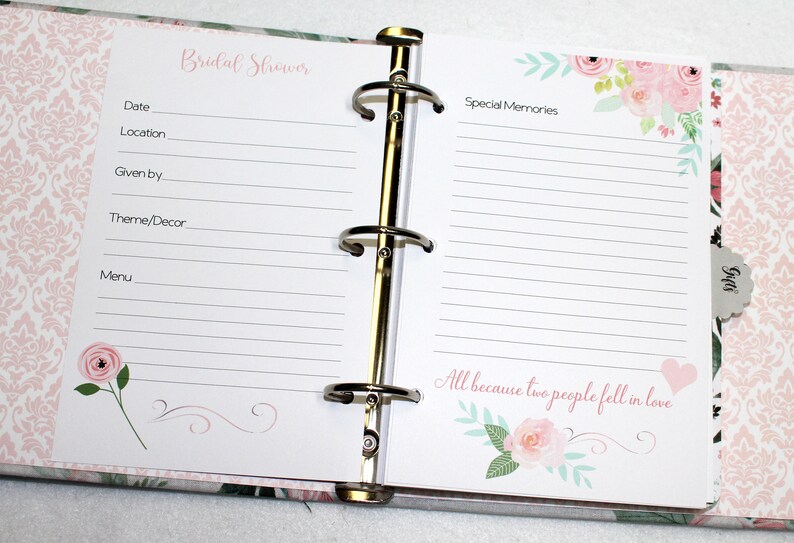 Bridal Shower Guest Book Rustic Guest Book Advice for the Etsy