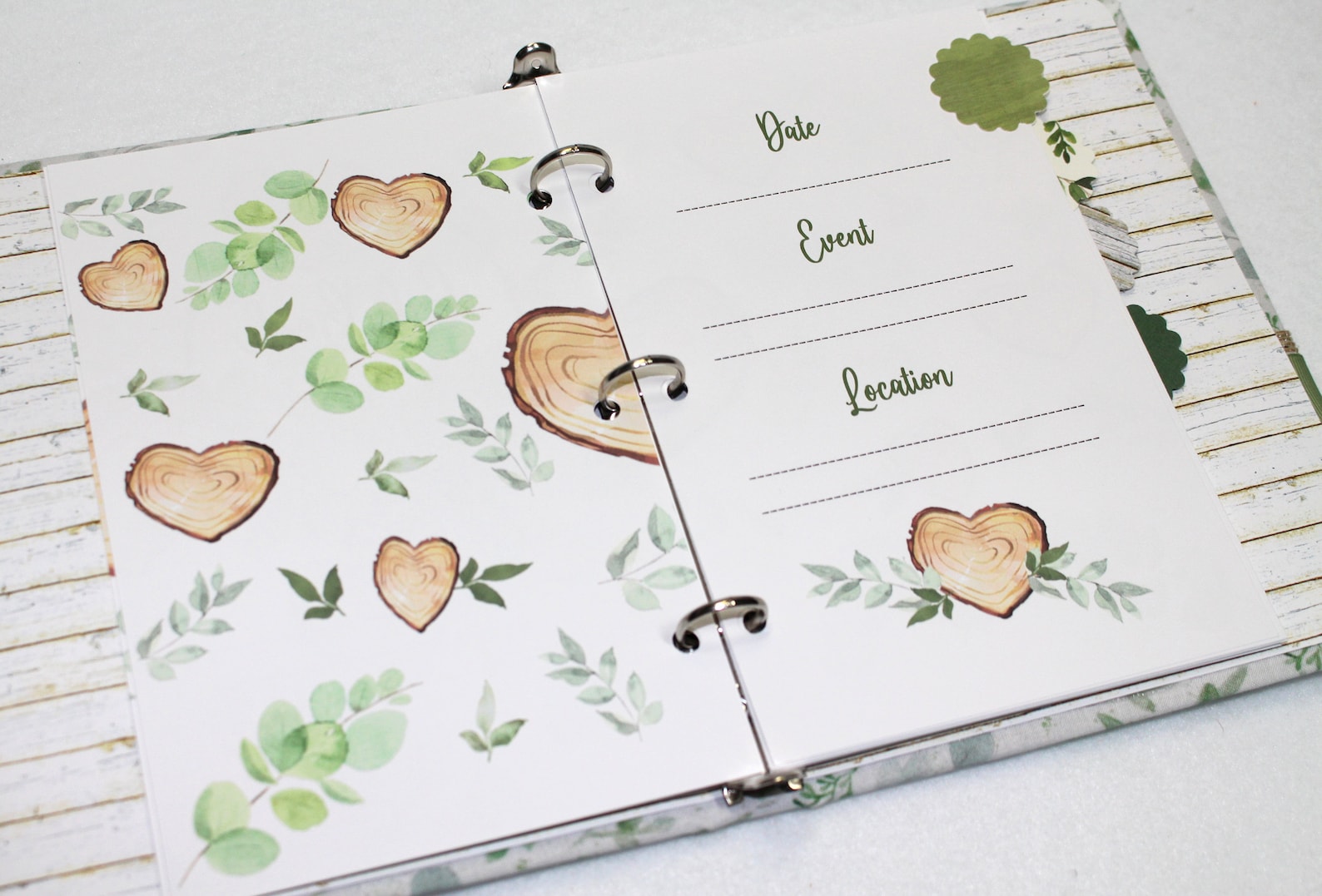 Bridal Shower Gift Log Wedding Gift Book Rustic Bridal Etsy