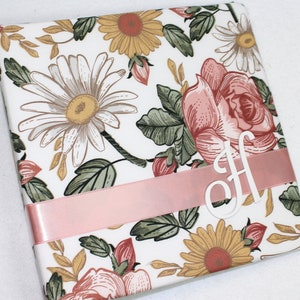 Baby Girl Memory Book, Baby Book Girl, Vintage Floral Baby Book, Baby Scrapbook Album, Keepsake, Personalized Baby Book, Baby Shower gift