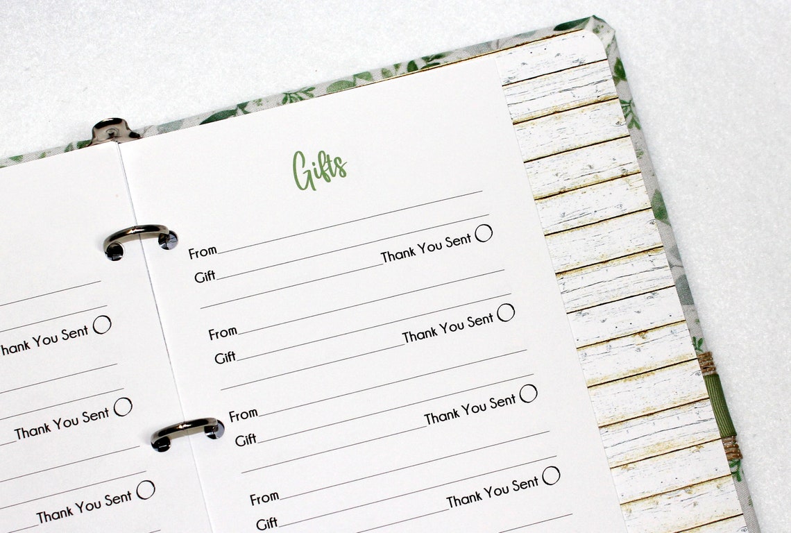 Bridal Shower Gift Log Wedding Gift Book Rustic Bridal Etsy