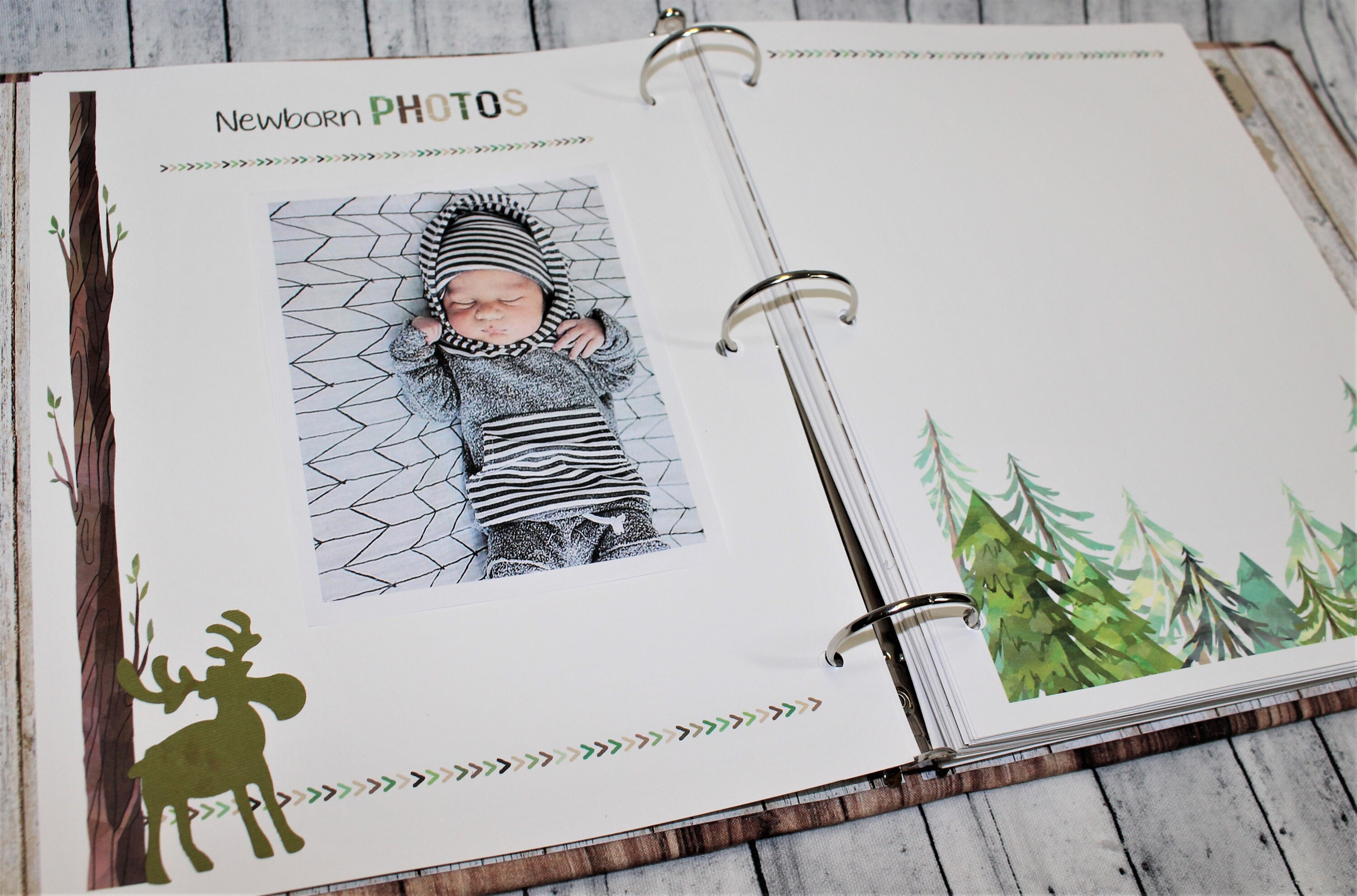 Baby boy nursery bookends fourfas