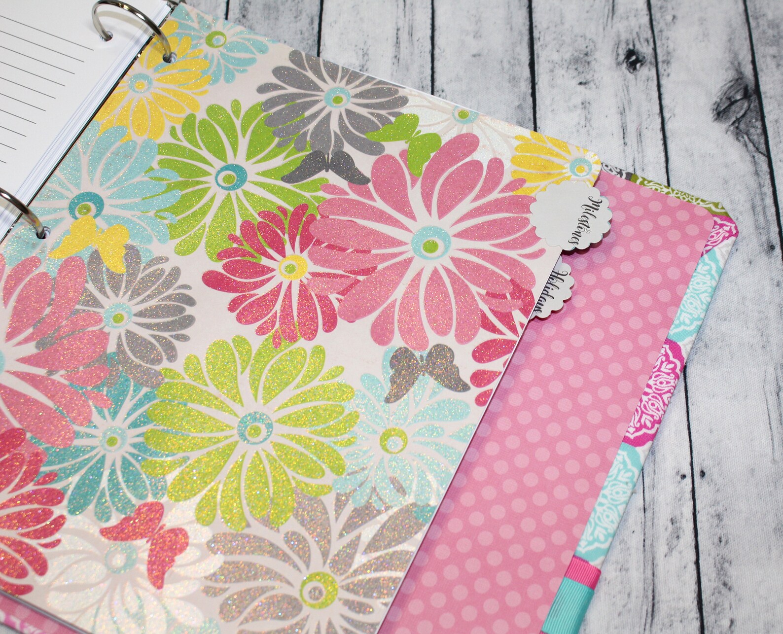 Baby Memory Book Baby Book Girl Floral Baby Book Pink and Etsy