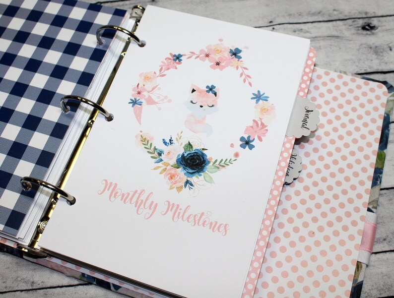 Baby Journal Baby Memory Book Baby Girl Book Baby Blush and Etsy