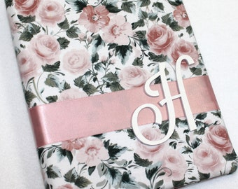 Bridal Shower Gift Log, Wedding Gift Book, Dusty Rose, Blush, Pink, Bridal Shower Guest Book, 3 Ring Binder to record Gifts, Floral Notebook