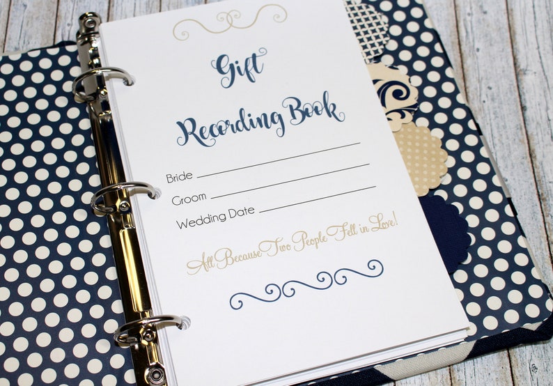 Gift Recording Book Bridal Shower Gift Recording Book Gift Etsy