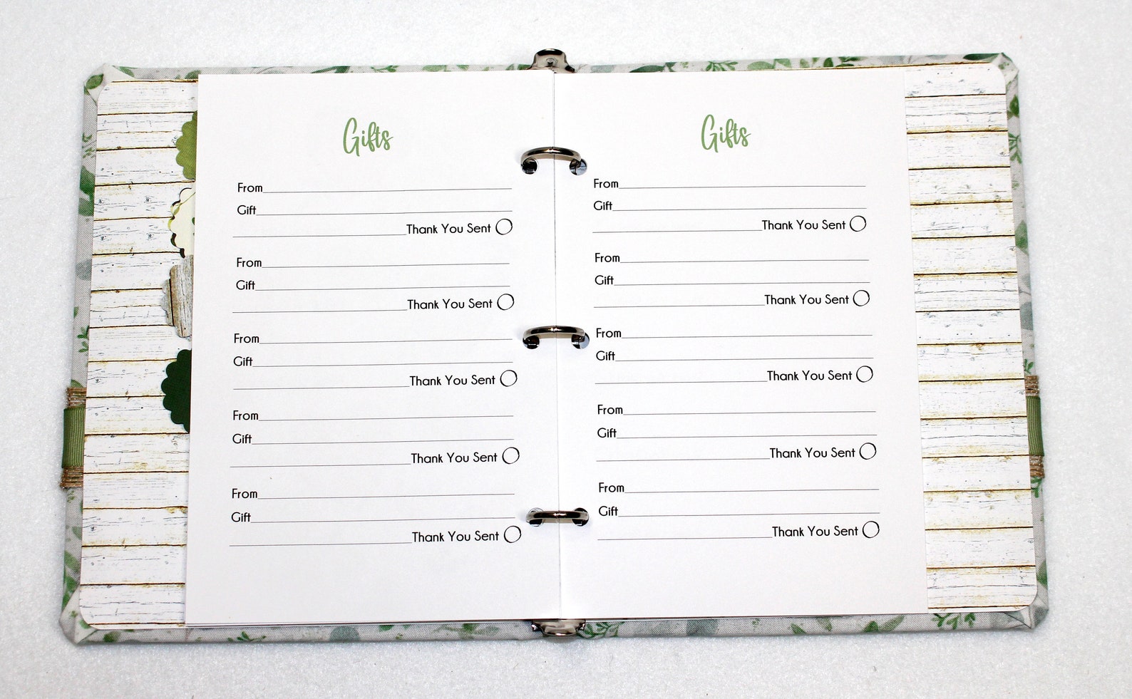 Bridal Shower Gift Log Wedding Gift Book Rustic Bridal Etsy