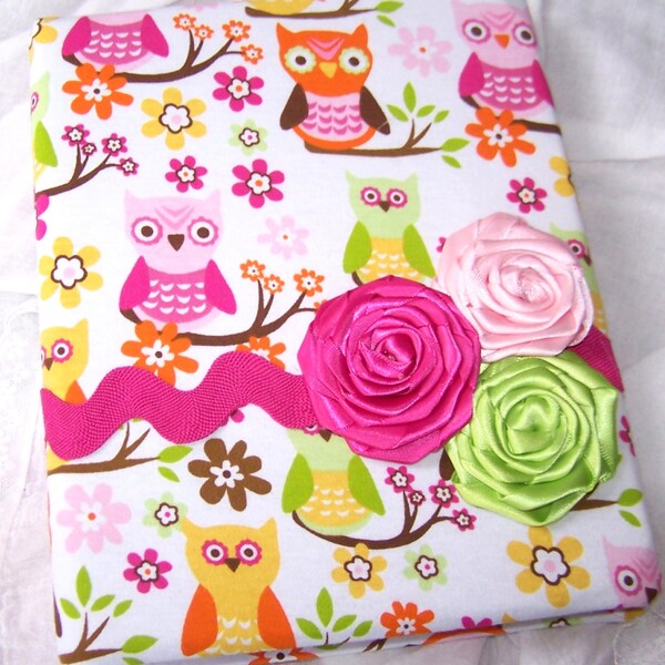 Custom Order for Karli - Baby Shower Guest Book-  Owls