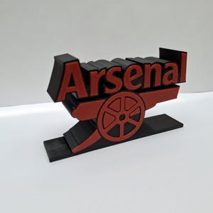 Decoratieve plaquette Arsenal FC - op maat gemaakt, cadeau voor Arsenal-fan, cadeau voor schutter, Emirates Stadium, Arsenal FC, cadeau voor haar.