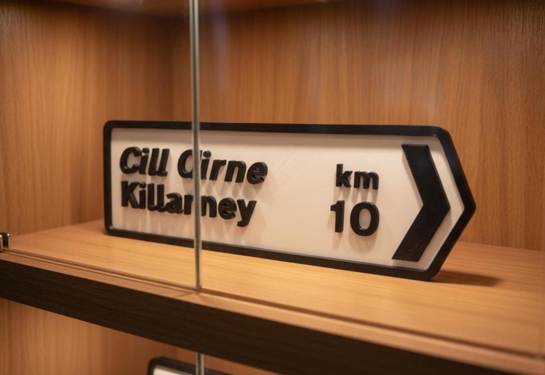 Irish Road Sign | 3d Printed | Custom Options | Birthday Gift | Bespoke ...