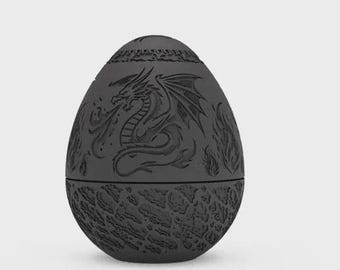 Feuerdrachen-Ei - 3D Druck Datei