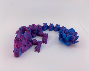 Valentinstag Gelenkdrache - Print in Place - Keine Unterstützungen 3D Print File
