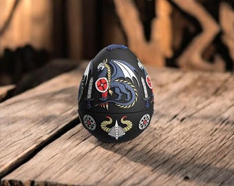 Schild Maiden Dragon Egg - Embossed & Debossed - 3D Print File