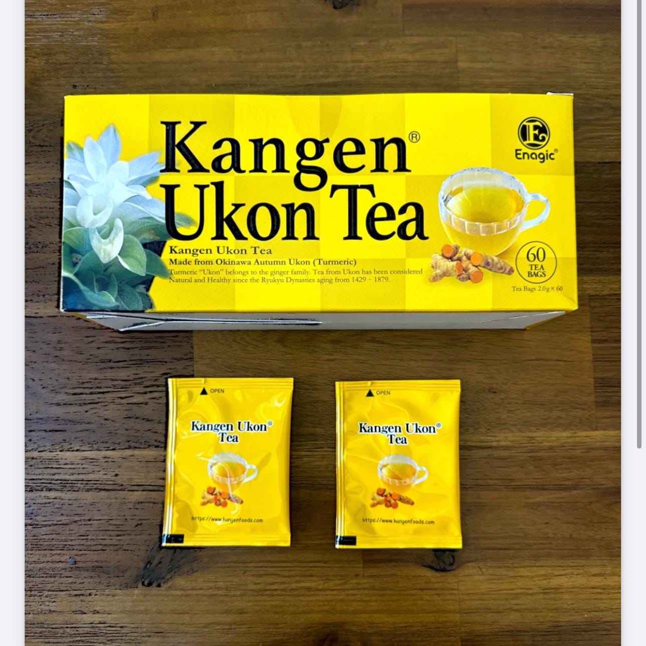 Kangen Ukon Tea Made From Okinawa Autumn Ukon (turmeric) by Enagic