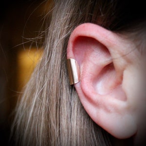 Gold Filled Extra Long Helix Ear Cuff no piercing faux piercing earcuff minimalist fake piercing cartilage cuff earrings jewelry minimal