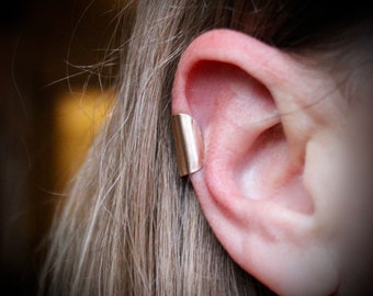 Gold Filled Extra Long Helix Ear Cuff no piercing faux piercing earcuff minimalist fake piercing cartilage cuff earrings jewelry minimal