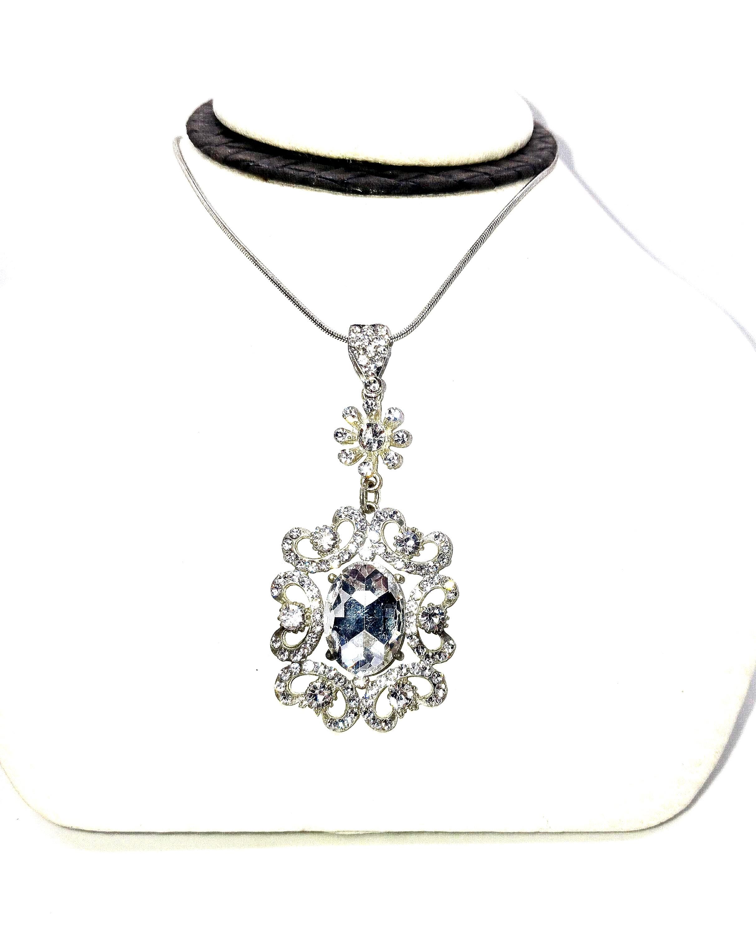 Exquisite Victoria Intriguing Necklace Pendant or Slide Necklace