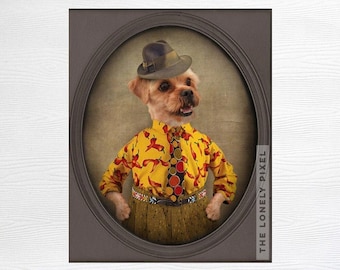 Shorkie Terrier Dog Art Photography Print - Little Man Marcello