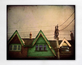 Toronto Kunstfotodruck auf der Queen Street West – Architekturfotografie – GTA – 5 x 7 8 x 10 – Tagesanbruch