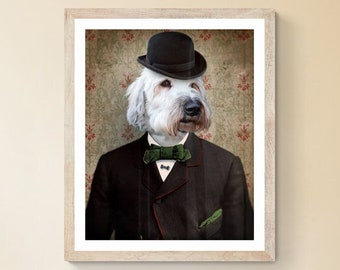 Wheaten Terrier Photo Print - Soft Coated Dog - 5x7 16x20 24x30 Photo - Dapper Pets Wall Art Canada - Lord Kansas