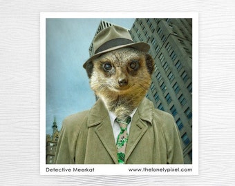 Fridge Magnet - Meerkat - Stocking stuffer - Gifts under 10