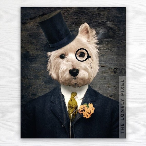 Westie Art Dog Photo Print - Westies - West Highland Terrier Photography - House warming gifts - 5x7 8x10