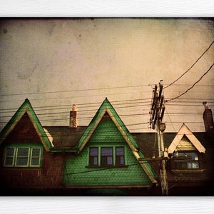 Toronto Art Photo Print on Queen Street West Architecture Photography GTA 5x7 8x10 Daybreak image 1