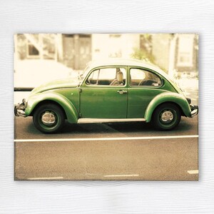 Punch Buggy Green Photo Print of Vintage Car 8x10 11x14 16x20 image 2