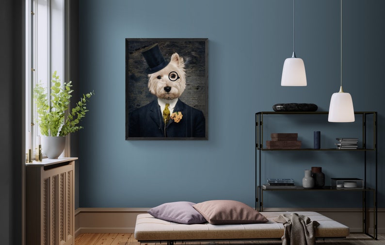 Westie Art Dog Photo Print Westies West Highland Terrier Photography House warming gifts 5x7 8x10 image 2