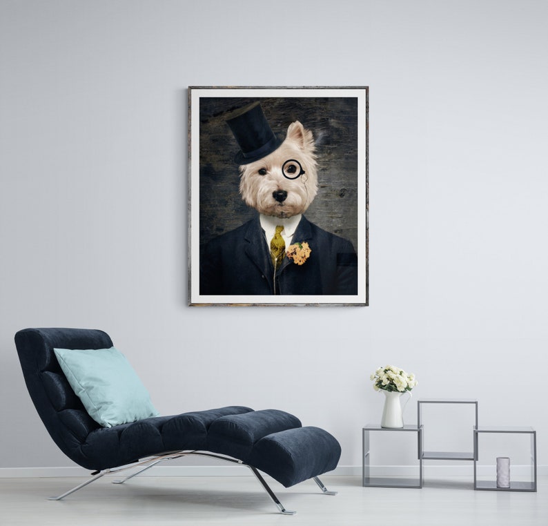 Westie Art Dog Photo Print Westies West Highland Terrier Photography House warming gifts 5x7 8x10 image 4