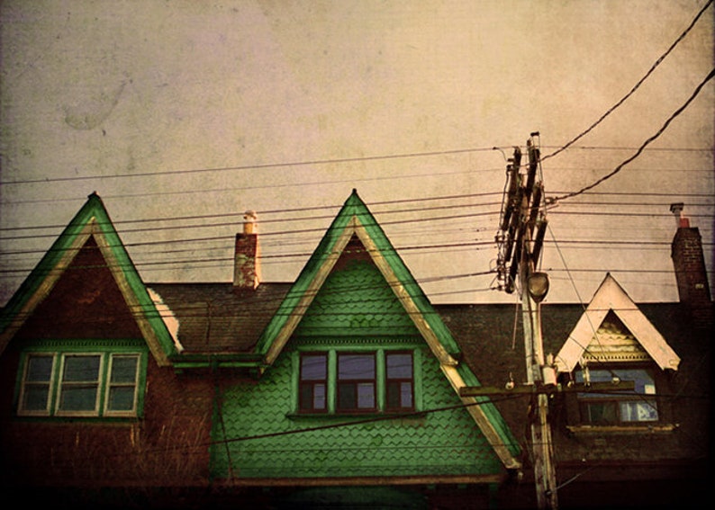 Toronto Art Photo Print on Queen Street West Architecture Photography GTA 5x7 8x10 Daybreak 5x7 inches