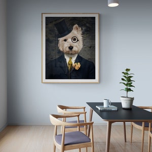 Westie Art Dog Photo Print Westies West Highland Terrier Photography House warming gifts 5x7 8x10 image 3