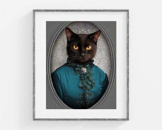 Black cat top dressed up