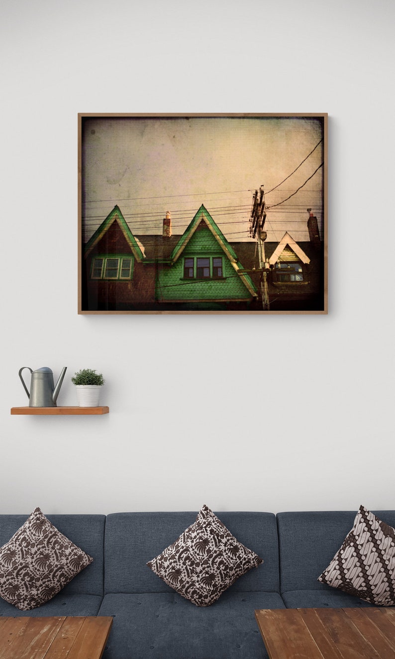 Toronto Art Photo Print on Queen Street West Architecture Photography GTA 5x7 8x10 Daybreak image 2